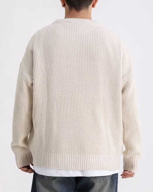 VCNTY Nakış Detaylı Premium Triko Kazak